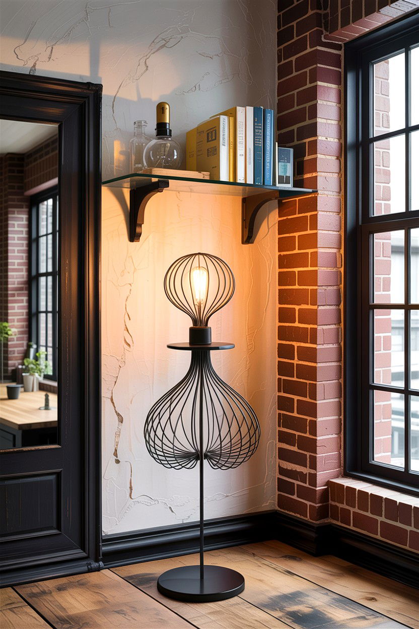 Metal wire sculpture - 30 living room figurines