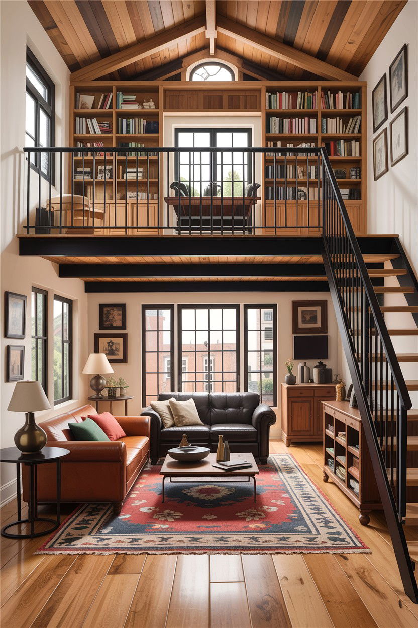 Mezzanine level - 30 architect living room ideas