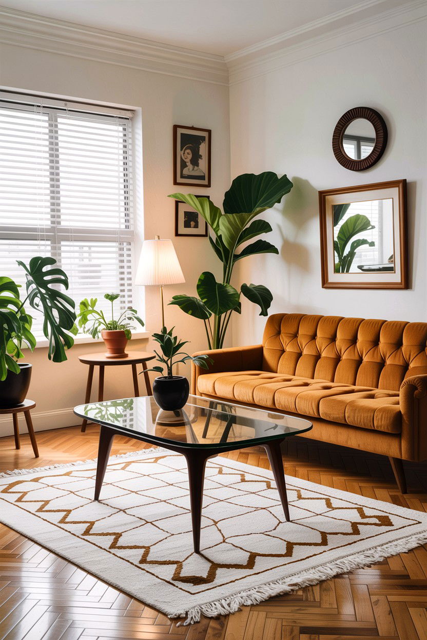 Mid Century Glass Coffee Table - 30 living room glass coffee tables