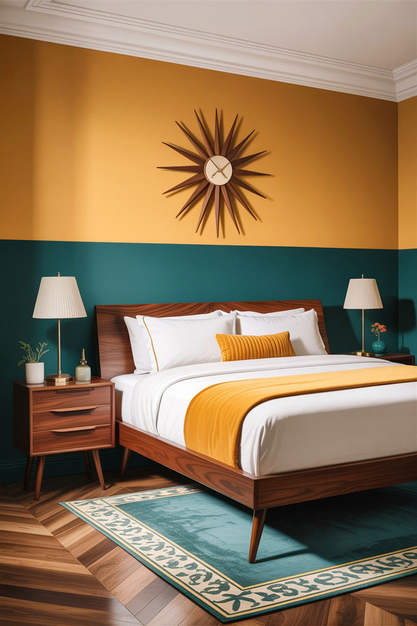 Mid Century Modern - 30 boutique hotel bedroom ideas