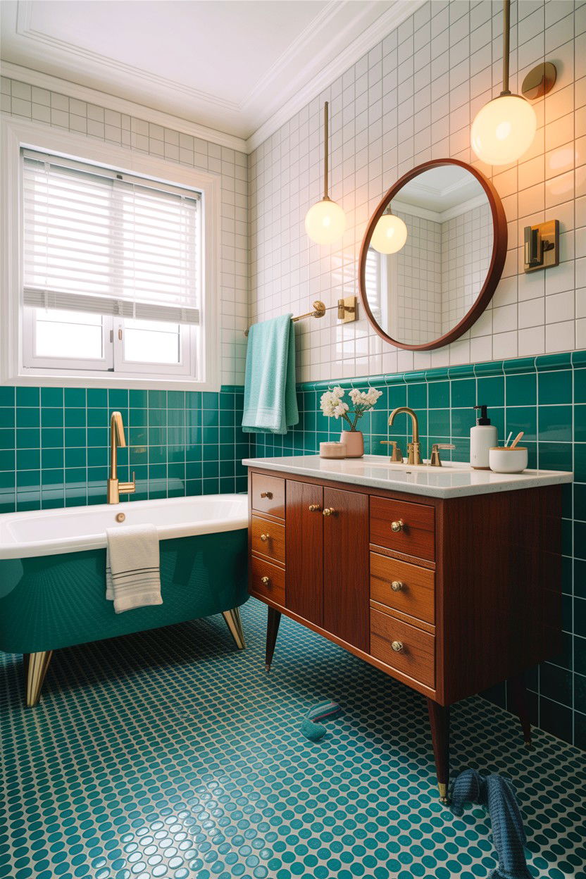 Mid Century Modern Bathroom - 30 ideal bathroom ideas