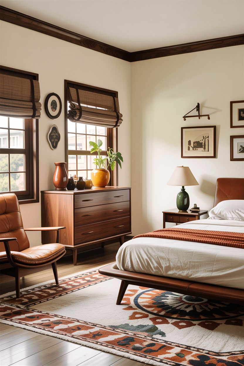 Mid Century Modern Bedroom - 30 California casual bedroom ideas