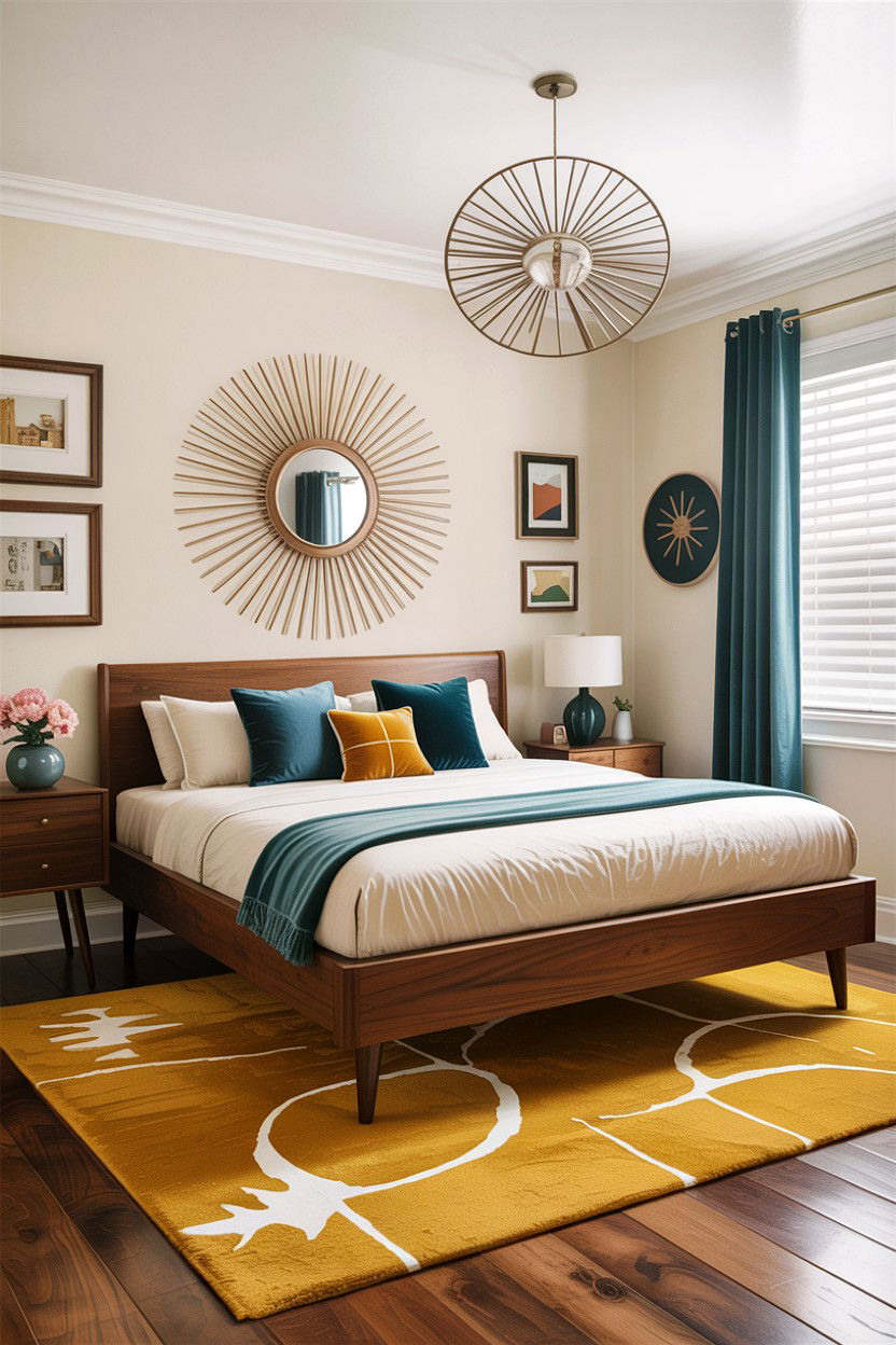 Mid Century Modern Bedroom - 30 bedroom vision boards