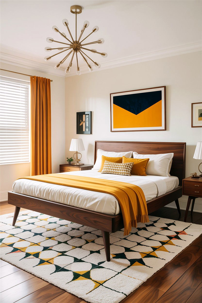 Mid Century Modern Bedroom - 30 cozy bedroom ideas