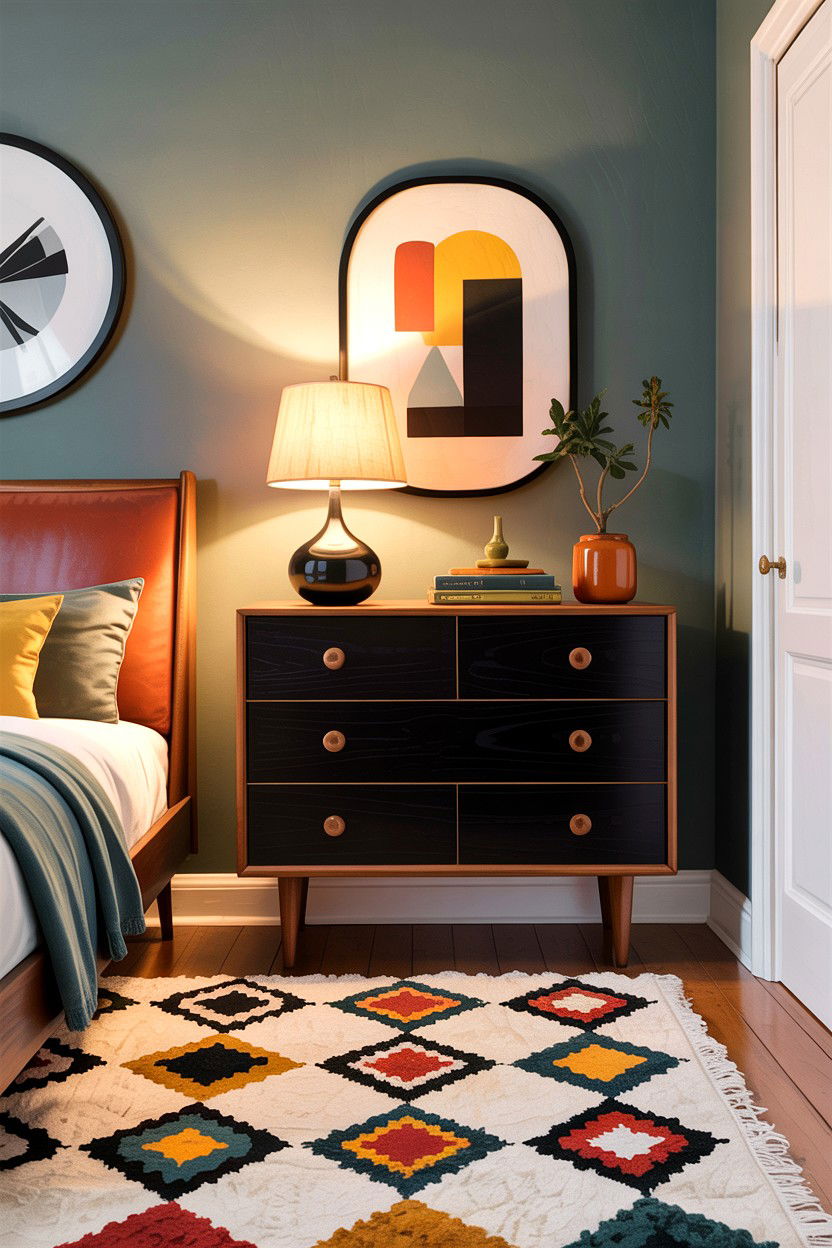 Mid Century Modern Black Dresser - 30 bedroom black dressers