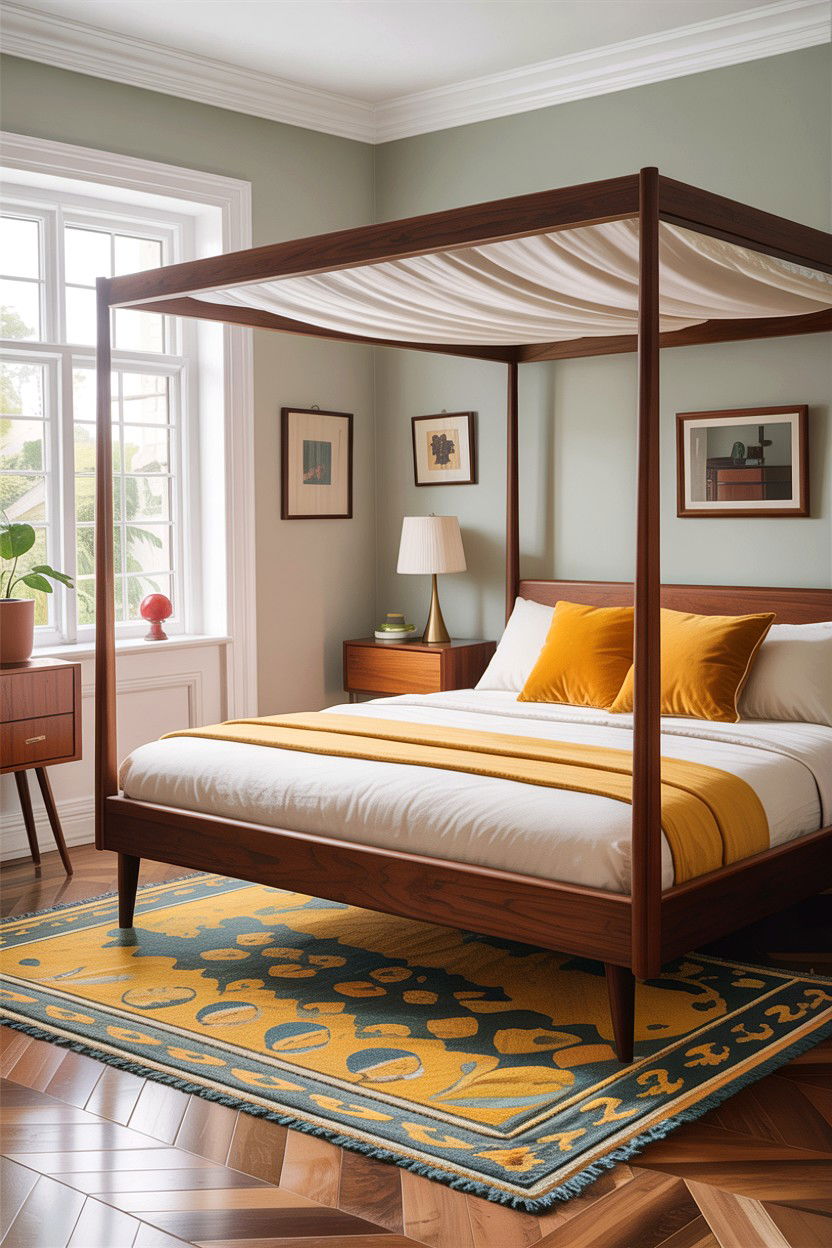 Mid Century Modern Canopy Bed - 30 canopy bed ideas