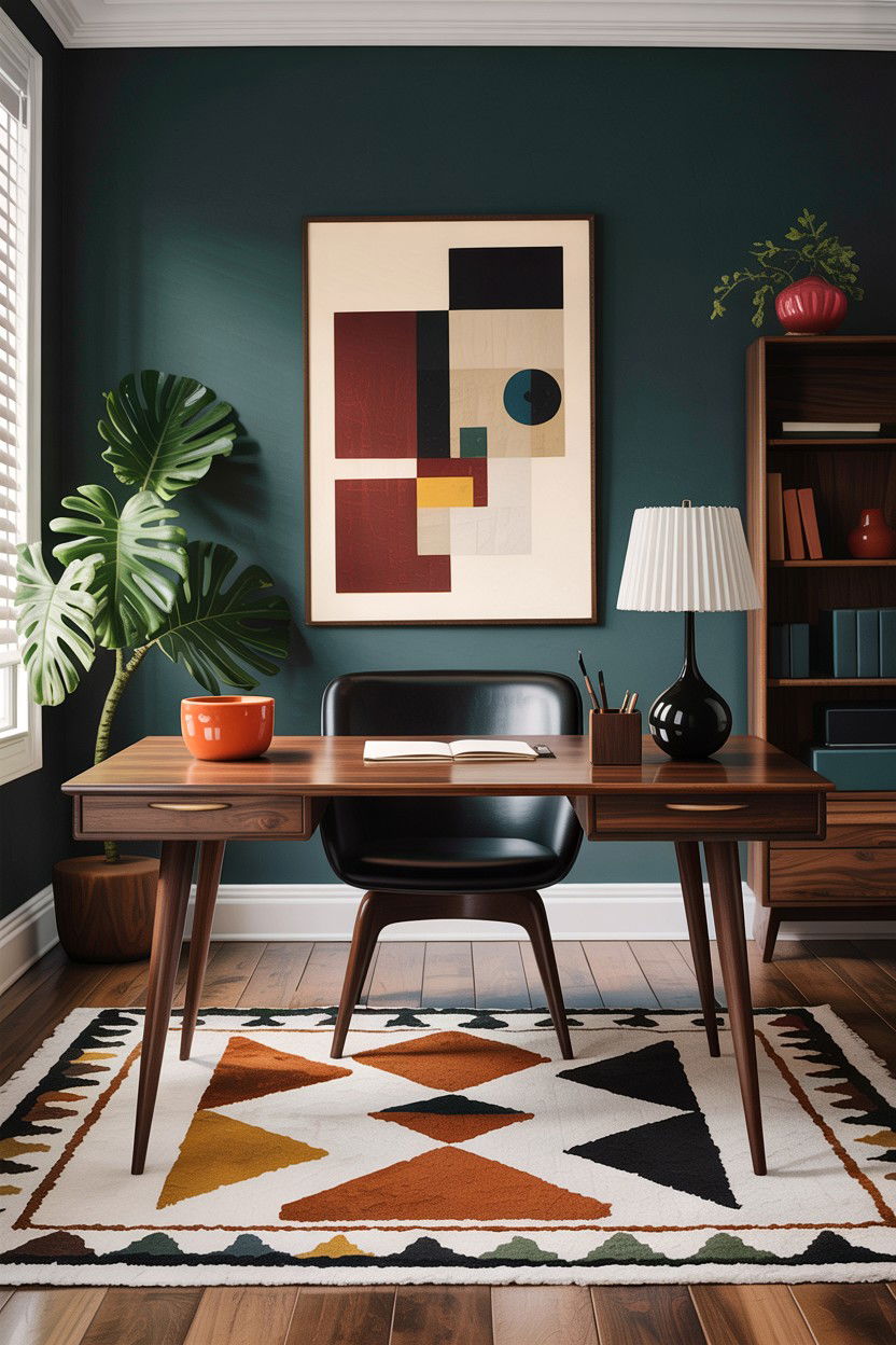 Mid Century Modern Desk - 30 bedroom writing desks