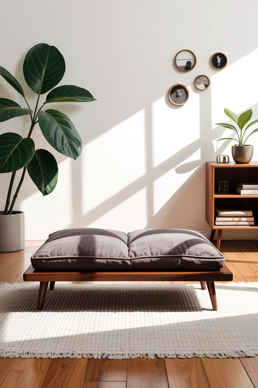 Mid Century Modern Dog Bed - 30 dog bed living room ideas
