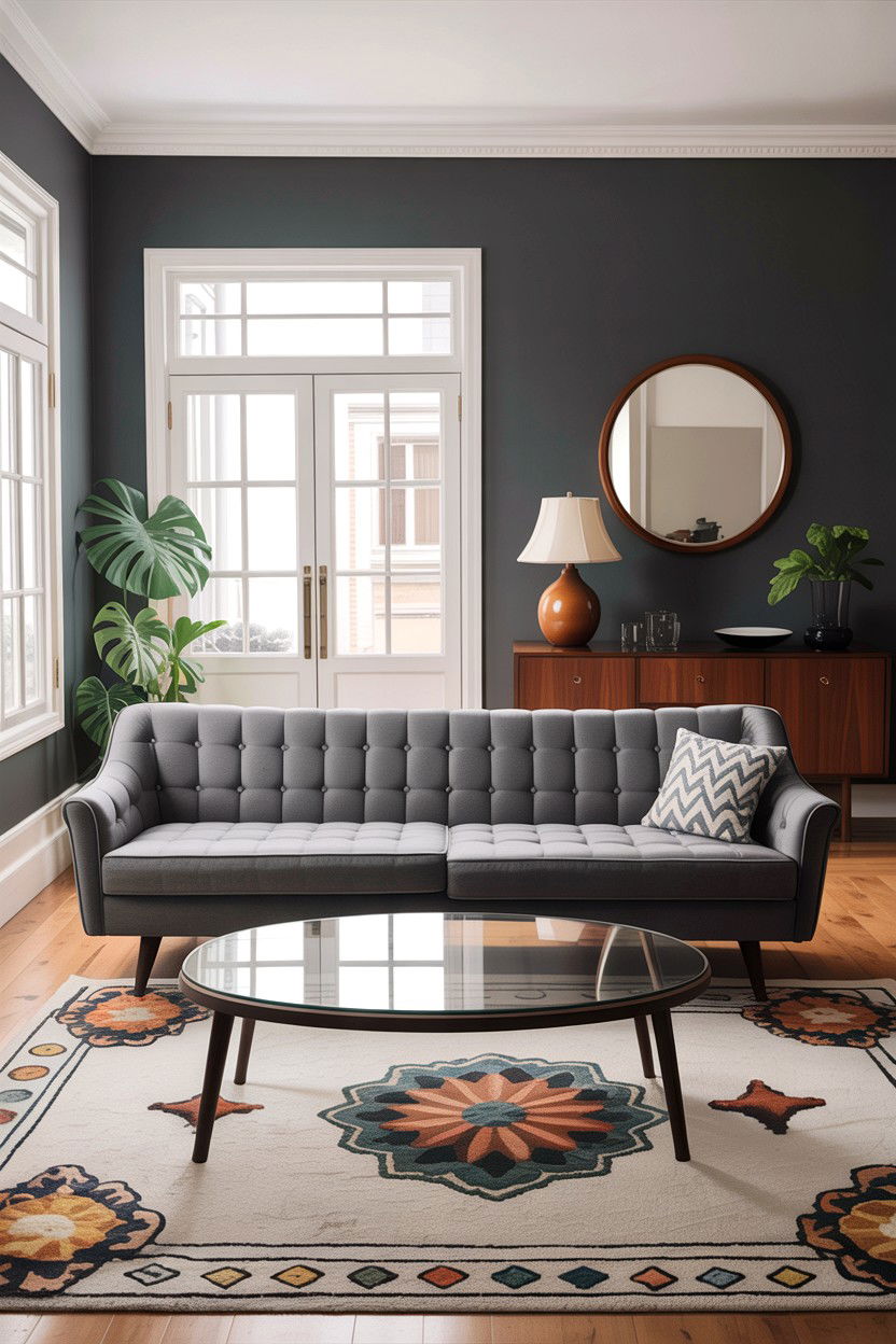 Mid Century Modern Gray Furniture - 30 living room gray furniture ideas