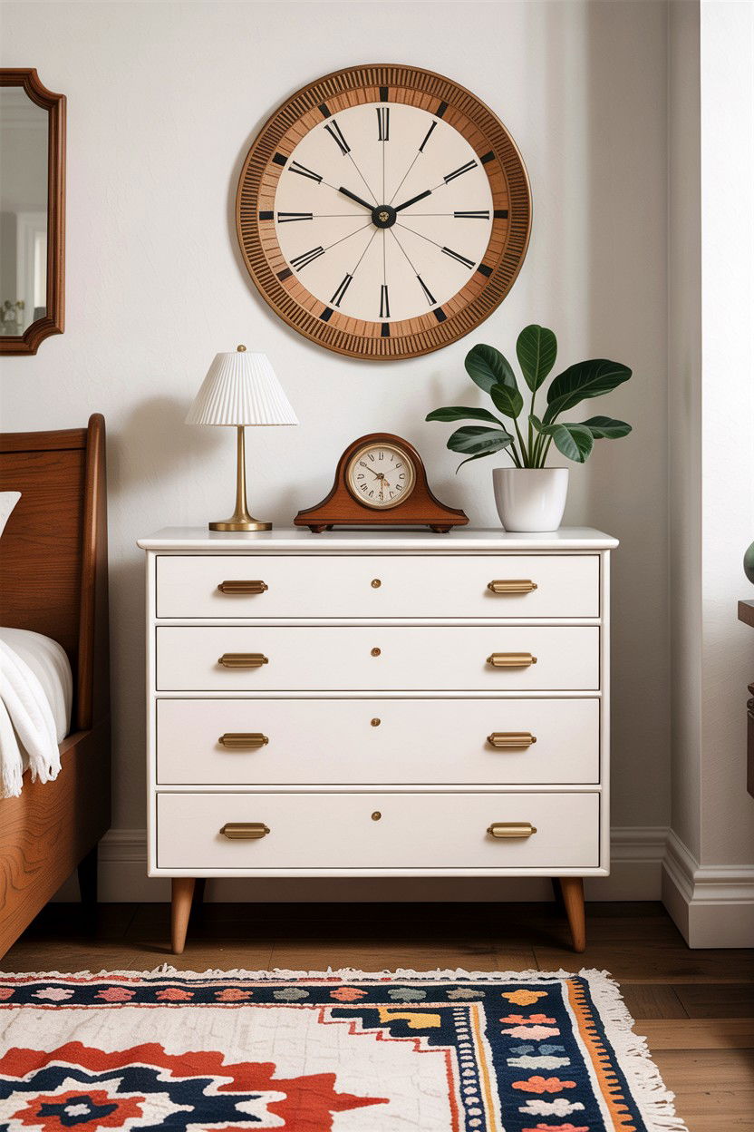 Mid Century White Dresser - 30 bedroom white dressers