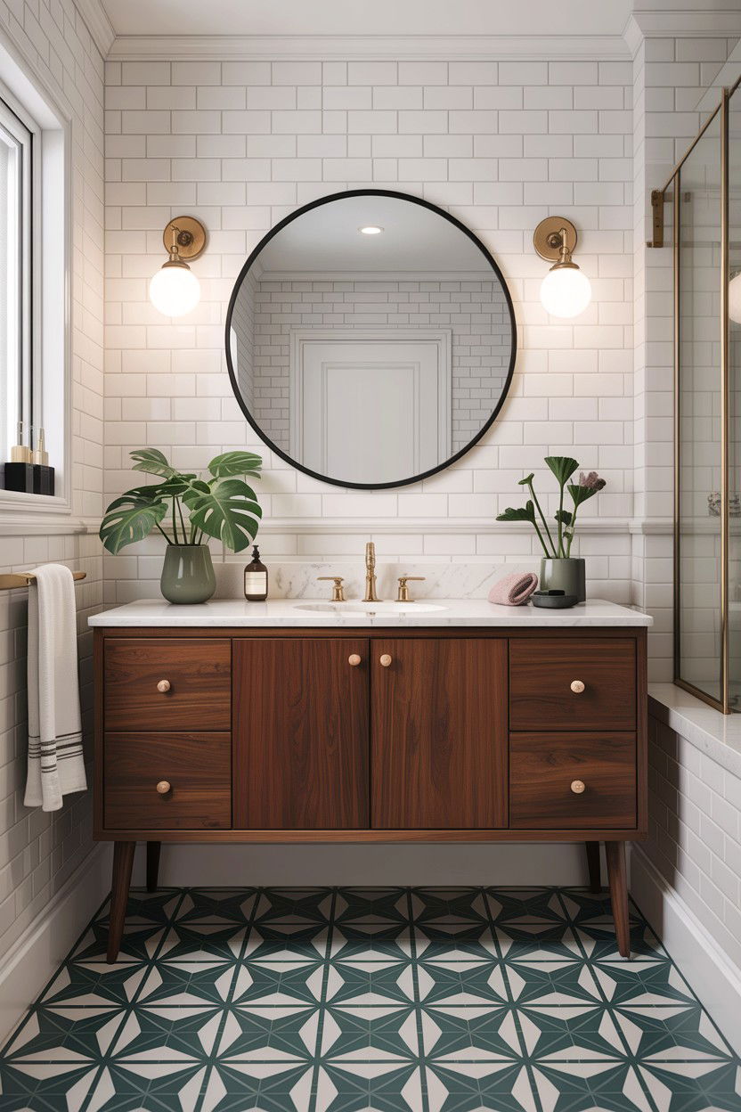Mid century modern bathroom - 30 amazing bathroom ideas