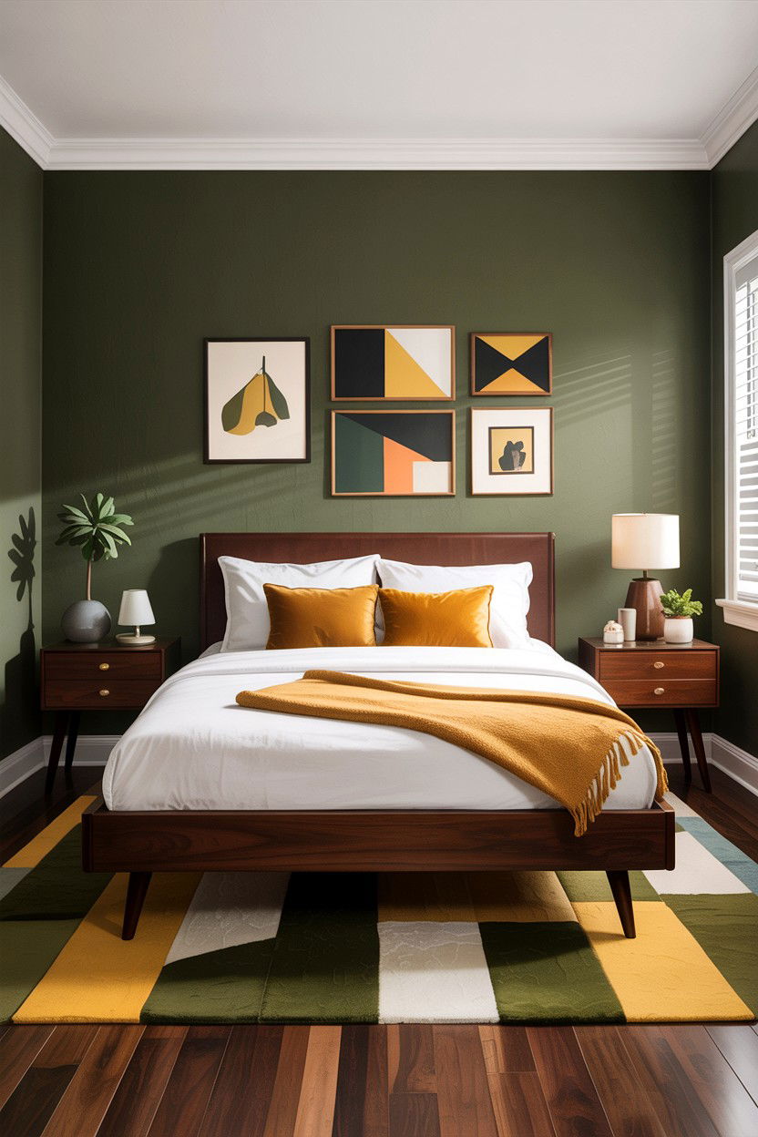 Mid century modern espresso bedroom - 30 espresso bedroom ideas