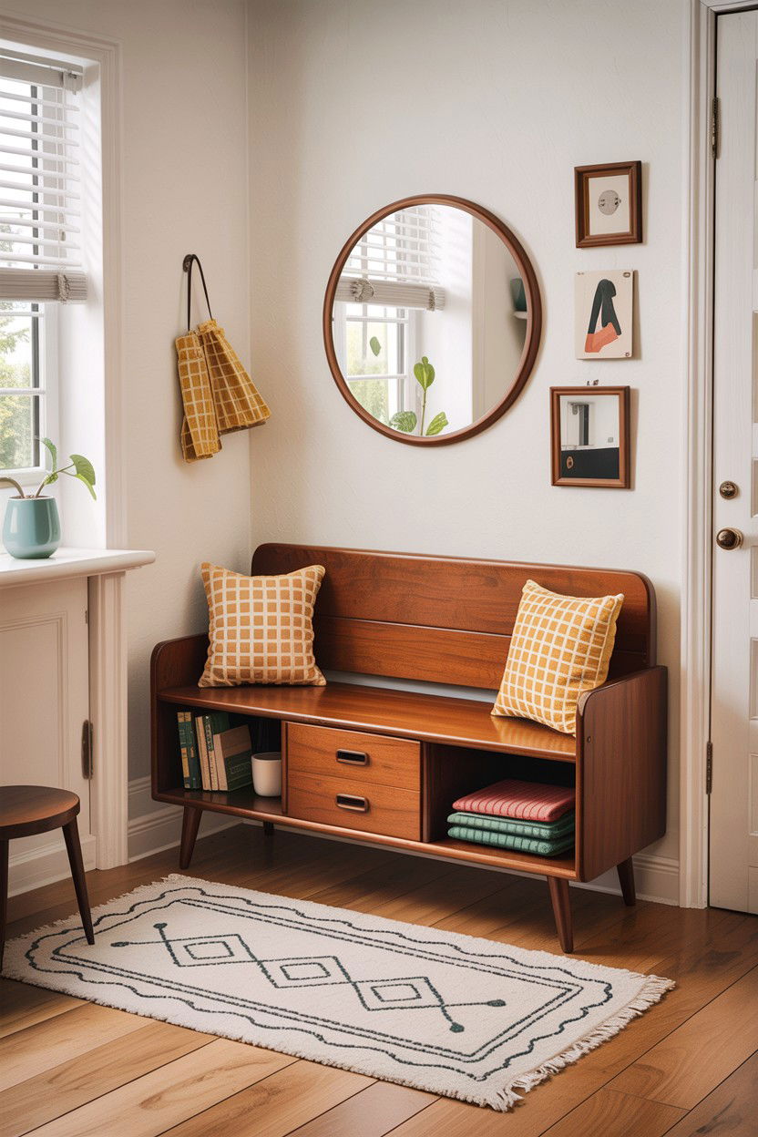 Mid century storage bench - 30 bedroom storage benches