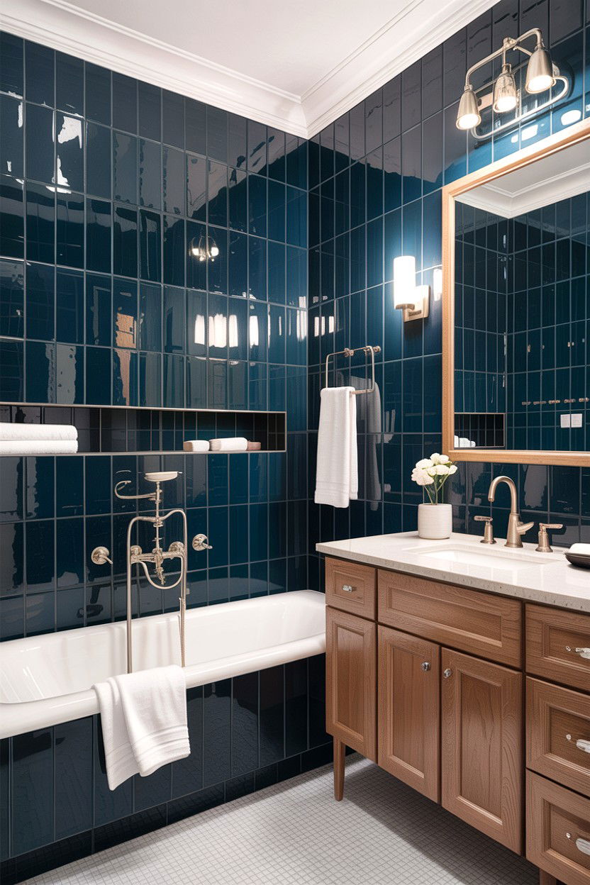 30 Jewel Tone Bathroom Ideas for a Vibrant, Bold Look