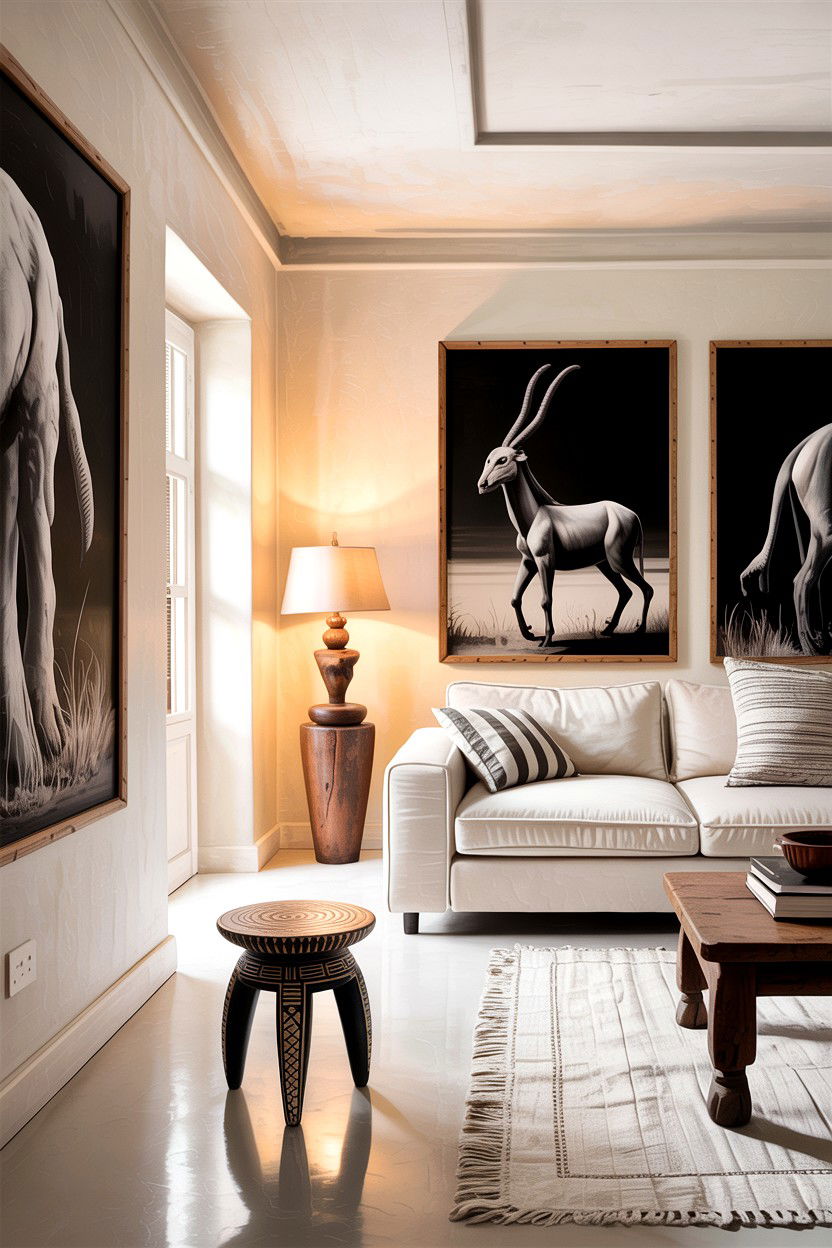 Minimalist African Living Room - 30 African living room ideas