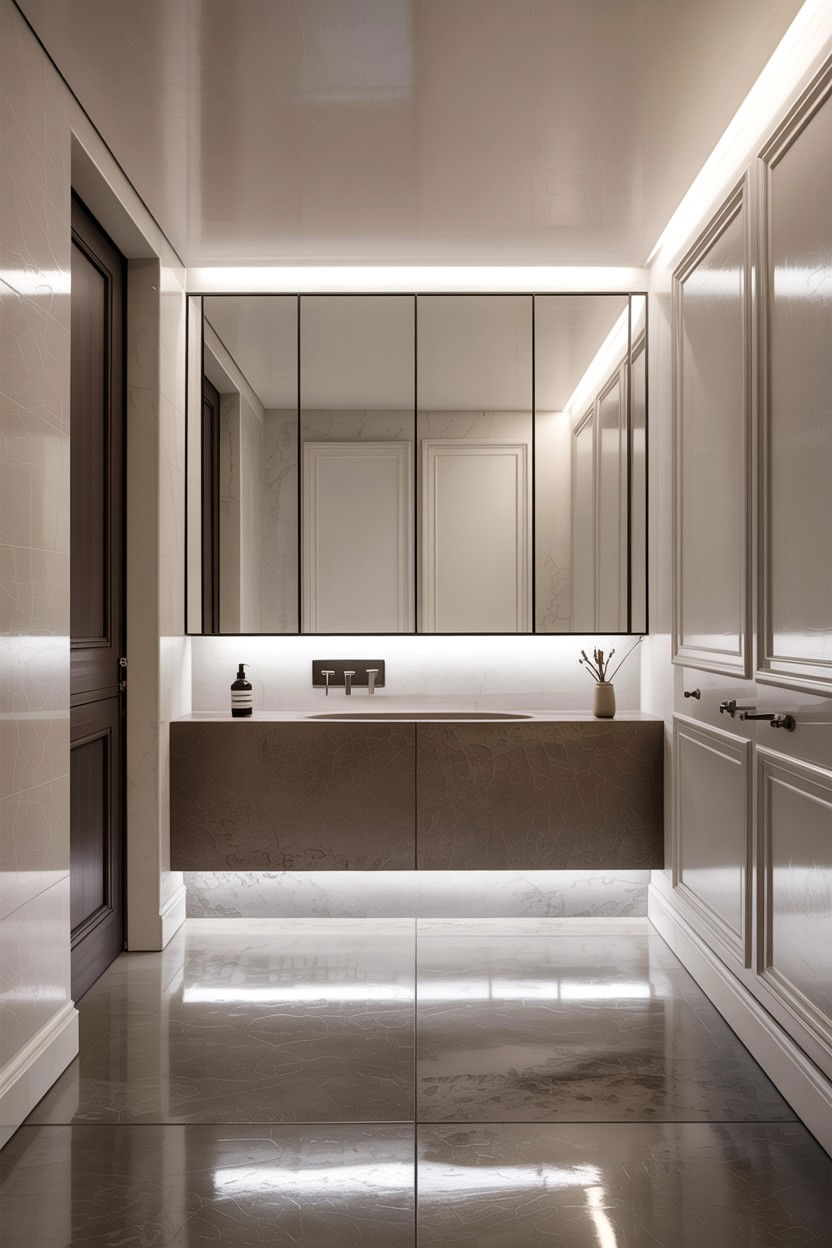 Minimalist Bathroom Baseboard - 30 bathroom baseboard ideas