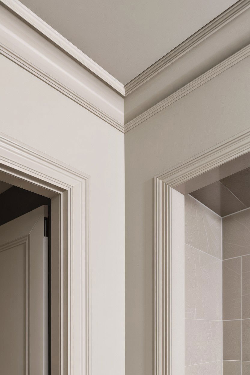 Minimalist Bathroom Crown Molding - 30 bathroom crown molding ideas