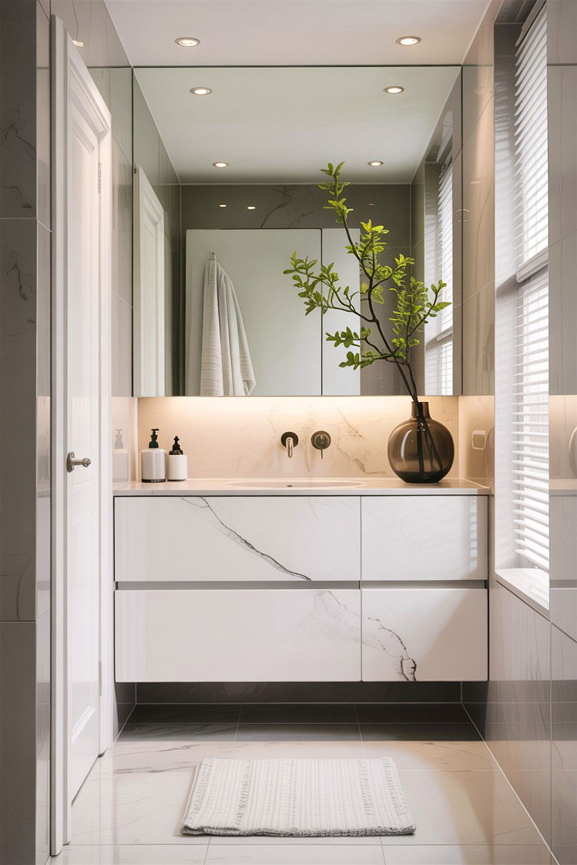 Minimalist Bathroom Decor - 30 bathroom cooling ideas