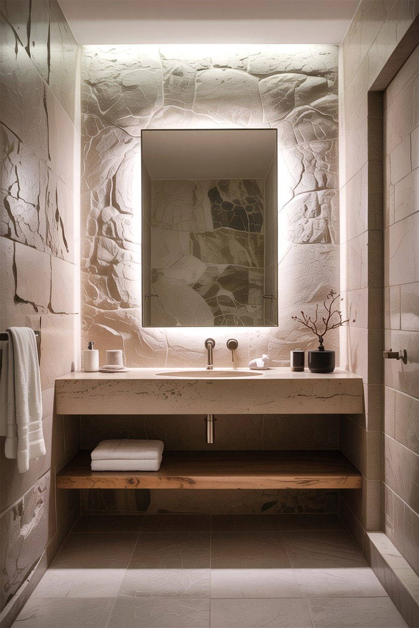 Minimalist Bathroom Mirror - 30 anti-fog mirror bathroom ideas