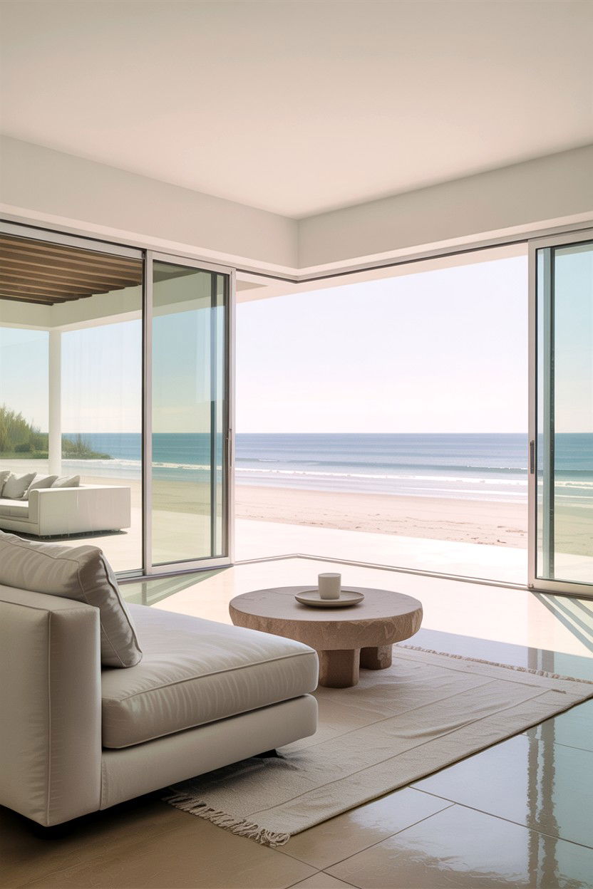 Minimalist Beach House Living Room - 30 California casual living room ideas