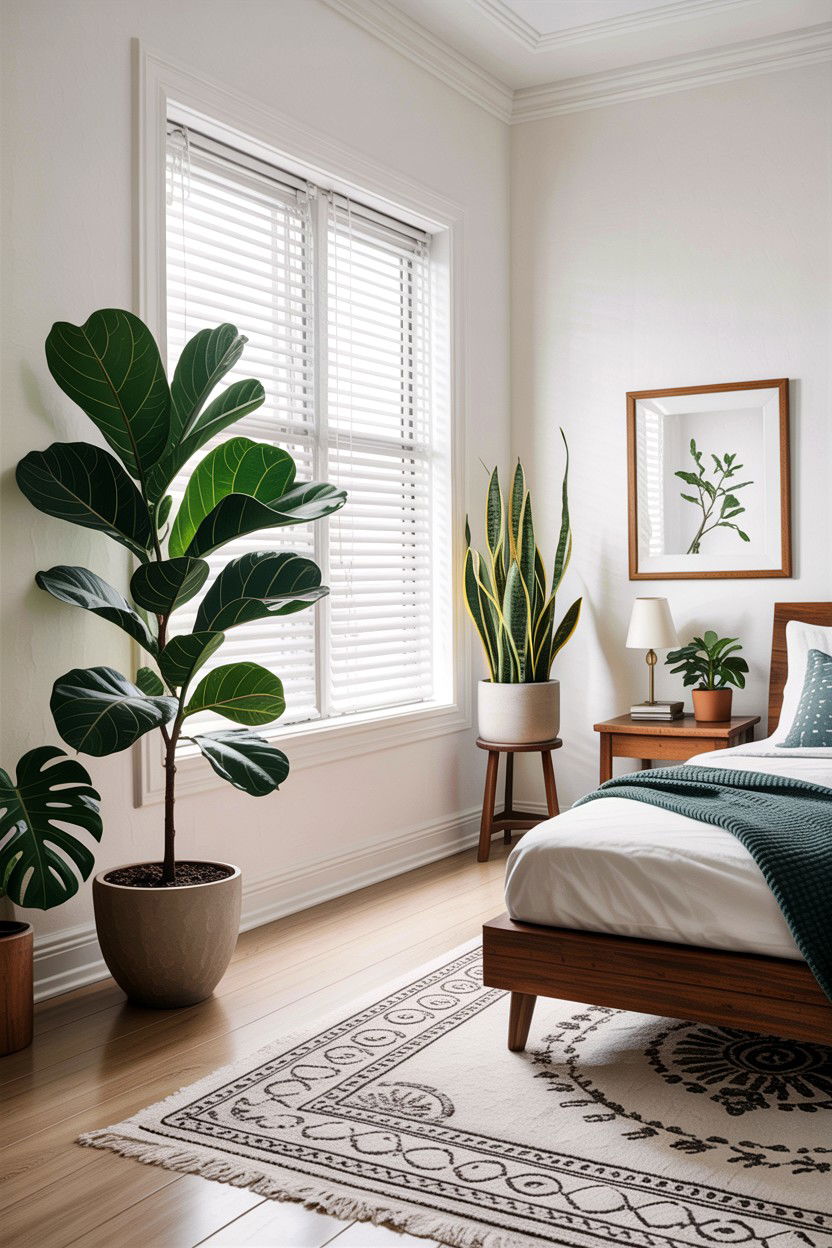 Minimalist Bedroom With Plants - 30 Scandinavian minimalist bedroom ideas