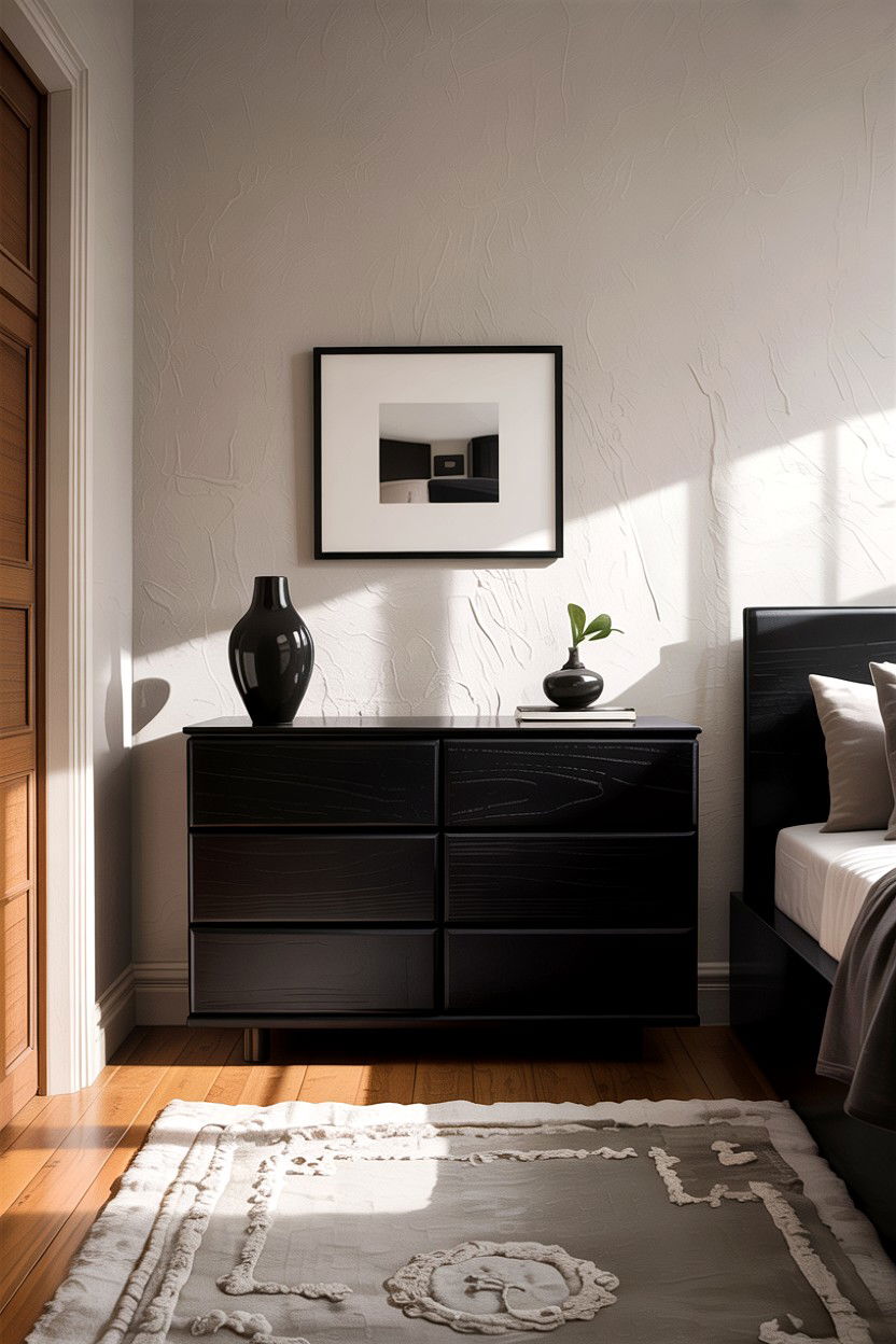 Minimalist Black Dresser - 30 bedroom black dressers