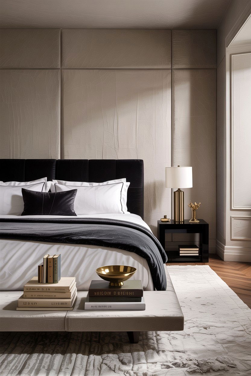 Minimalist Book Stack - 30 bedroom book displays