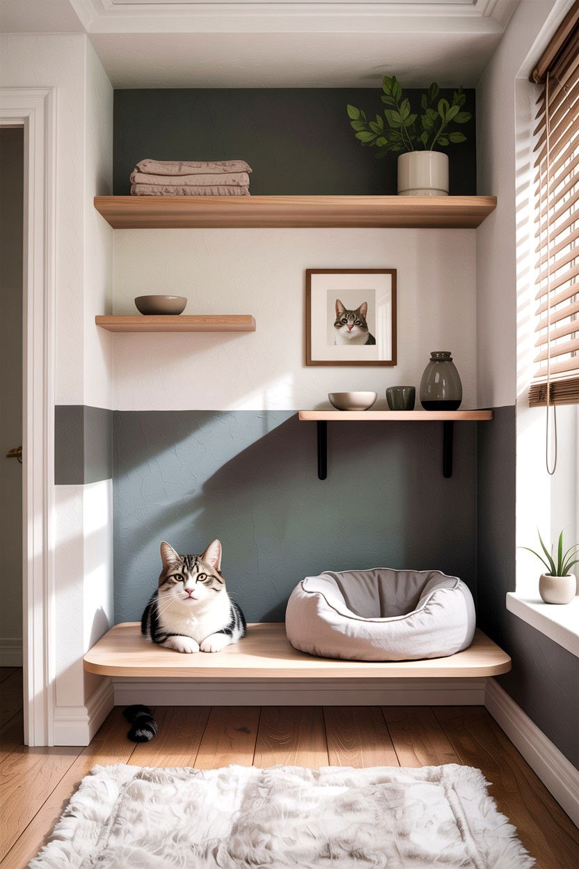 Minimalist Cat Bedroom - 30 cat bedroom ideas