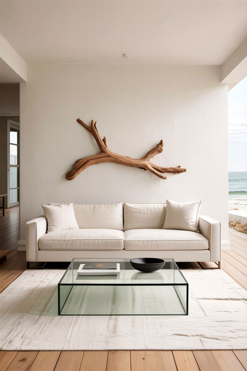 Minimalist Coastal Living Room - 30 New England living room ideas