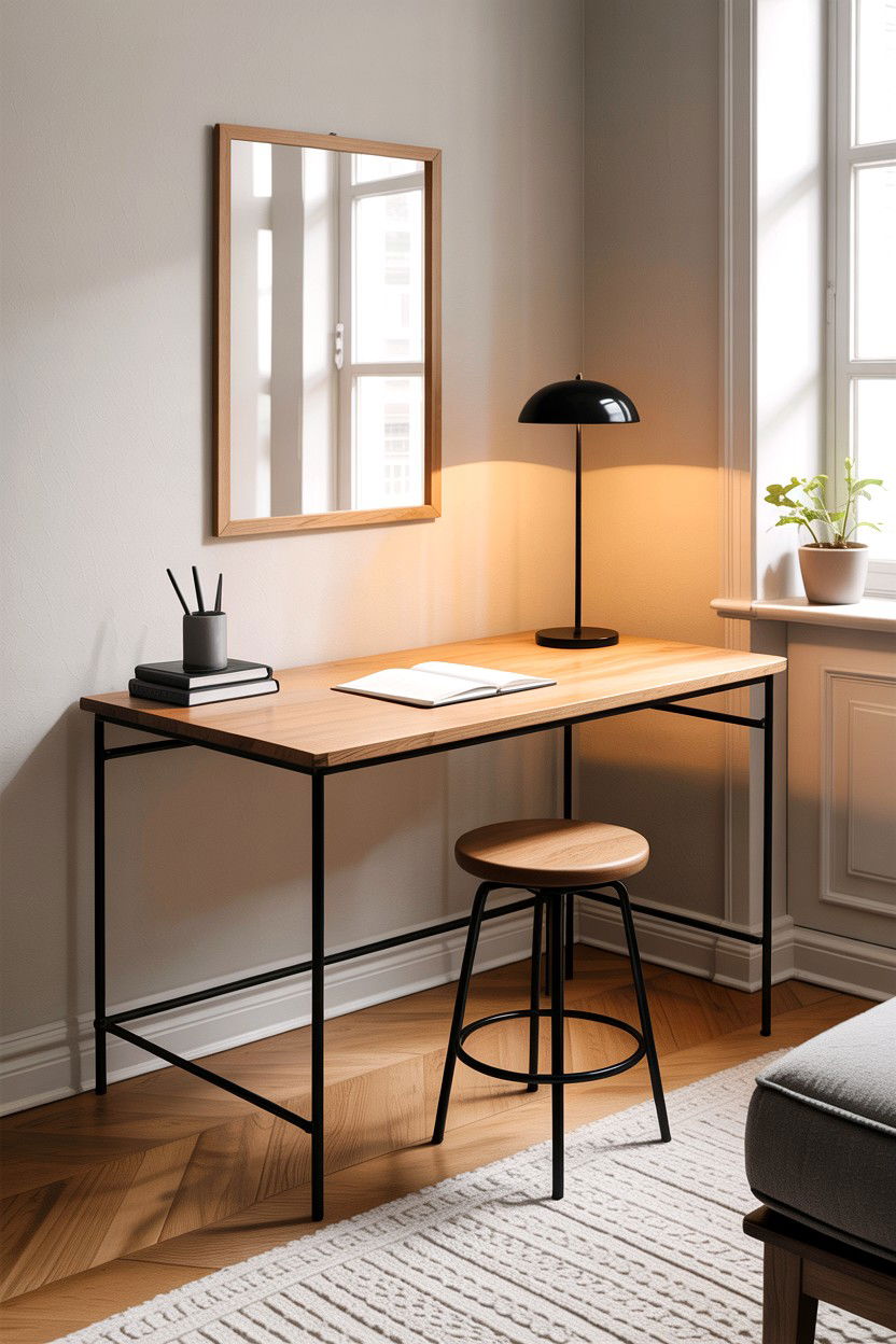 Minimalist Corner Desk - 30 bedroom corner desk ideas