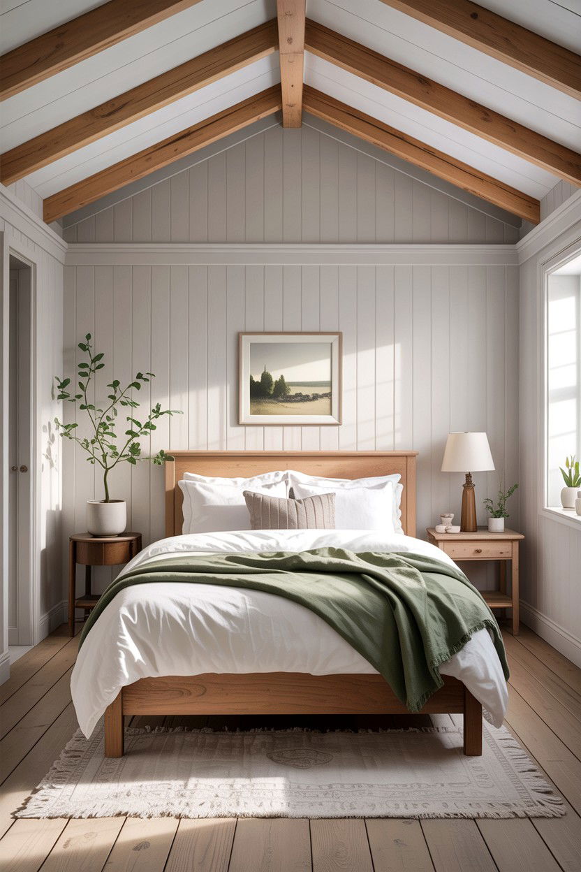 Minimalist Cottage - 30 cottage bedroom ideas