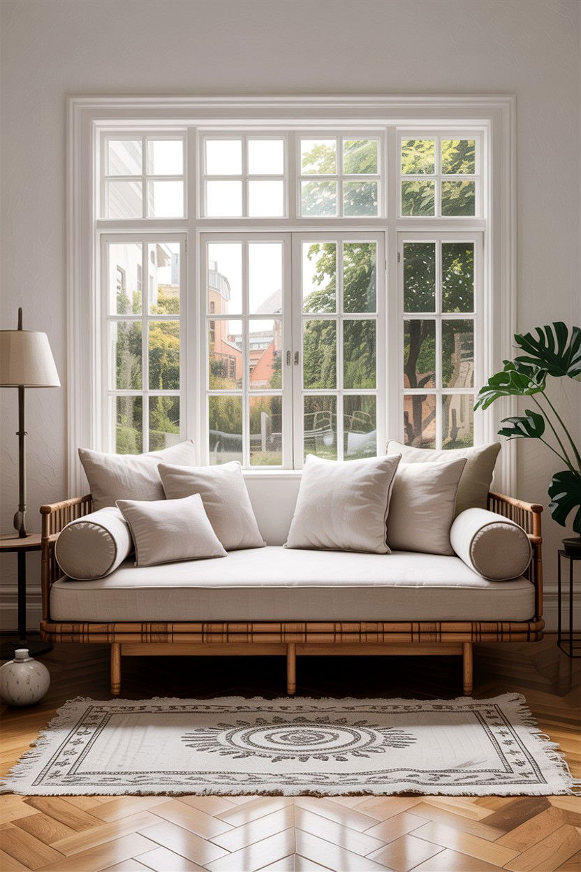 Minimalist Daybed Lounge - 30 living room designer furniture ideas