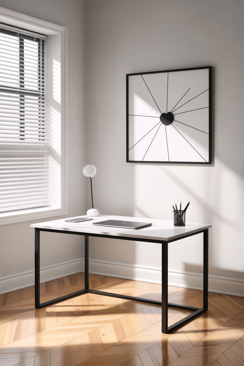 Minimalist Desk - 30 bedroom study desk ideas