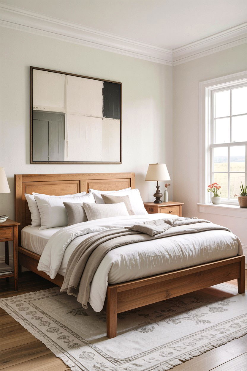 Minimalist Farmhouse Look - 30 fixer upper bedroom ideas