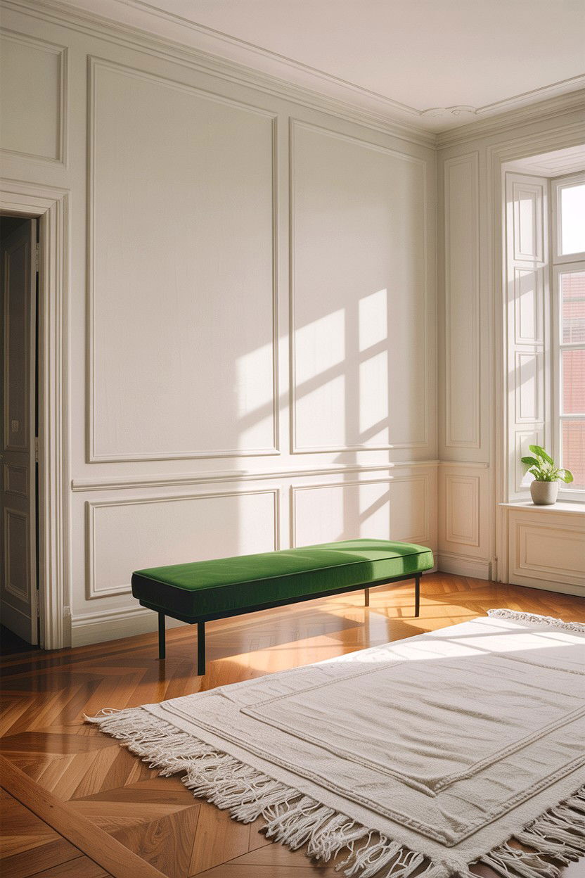 Minimalist Green White Living Room - 30 green and white living room ideas