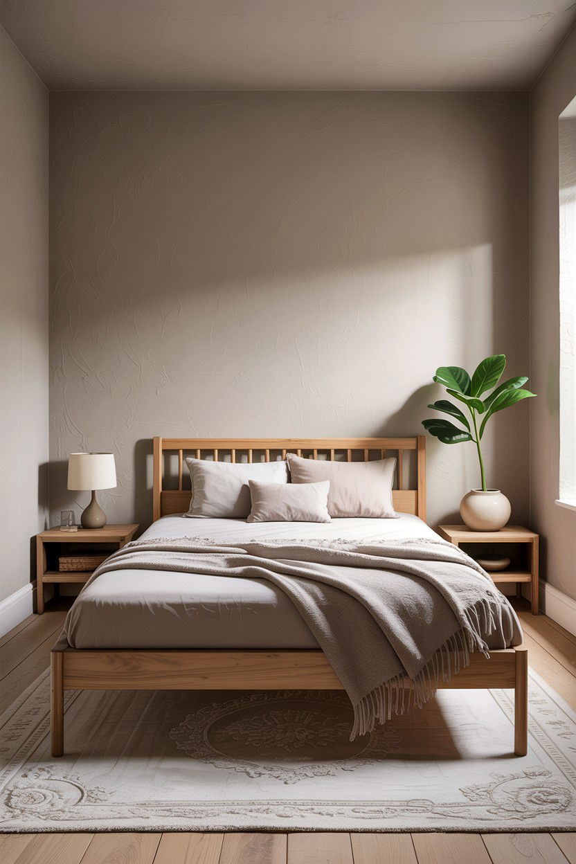 Minimalist Greige Bedroom - 30 greige bedroom ideas