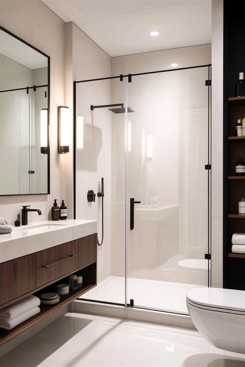 Minimalist Guest Bath - 30 guest bath decor ideas