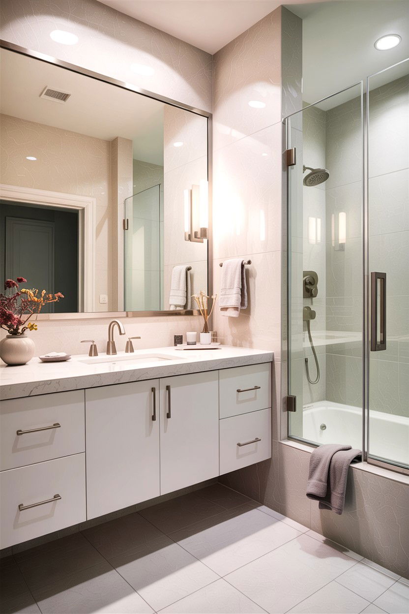 Minimalist Hardware - 30 contemporary bathroom ideas