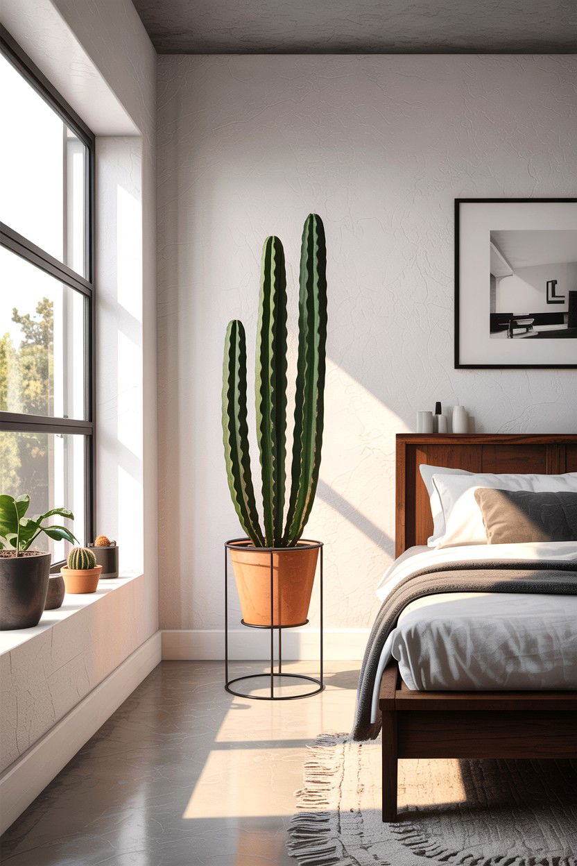 Minimalist Iron Plant Stand - 30 bedroom plant stands