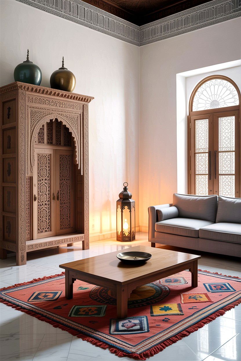 Minimalist Moroccan Living Room - 30 Moroccan living room ideas