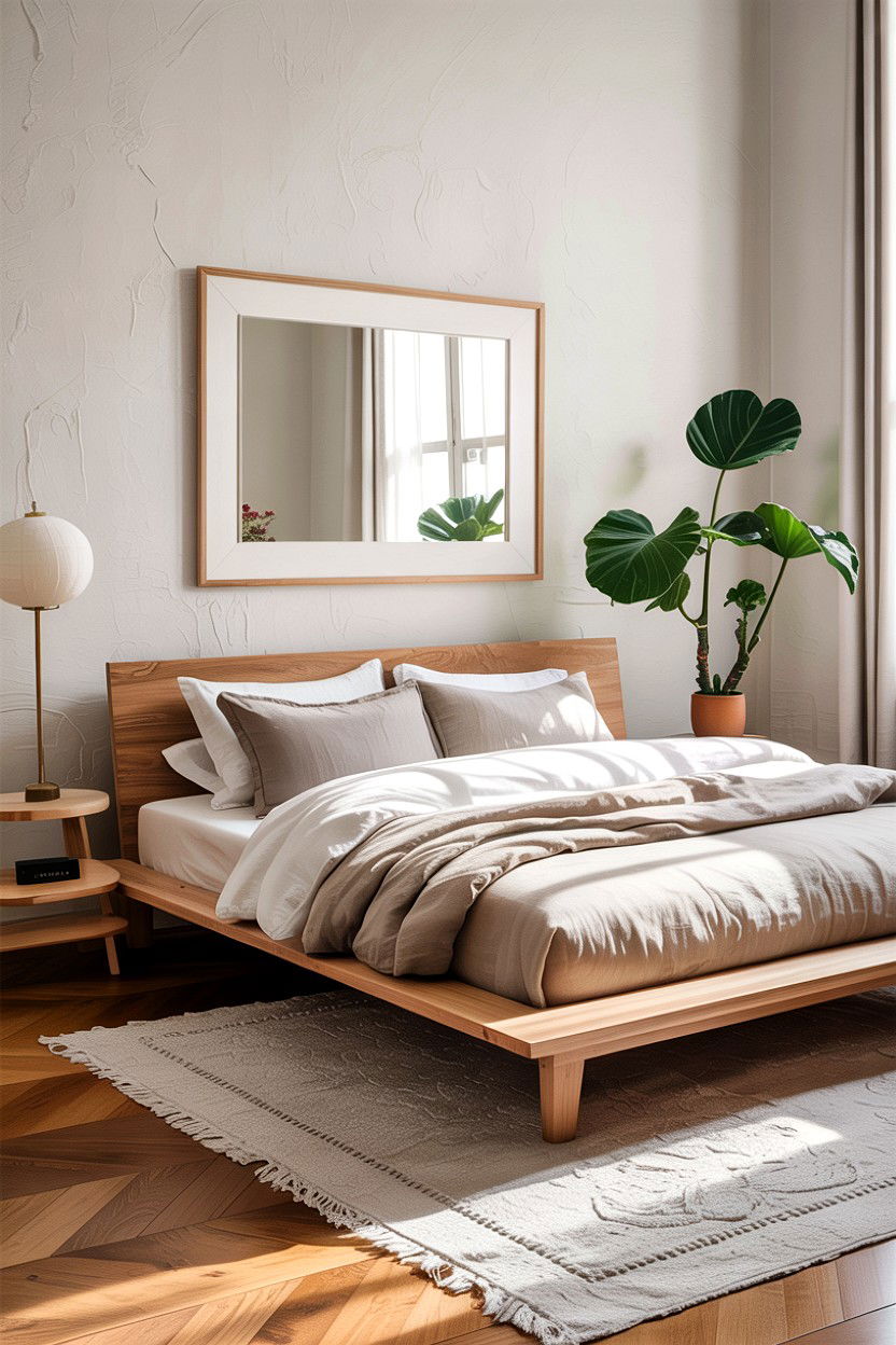Minimalist Platform Bed - 30 bespoke bedroom ideas