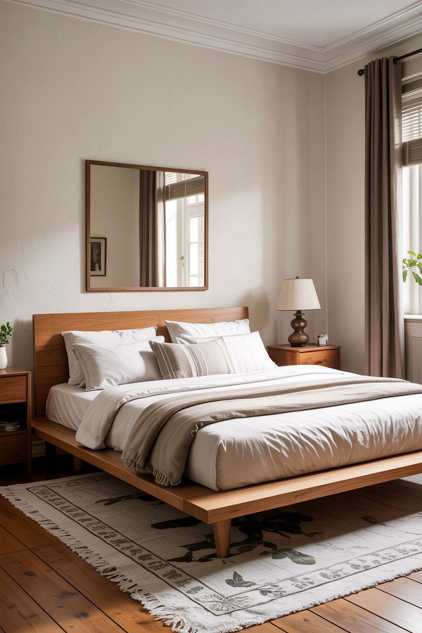 Minimalist Platform Bed - 30 dust-free bedroom ideas