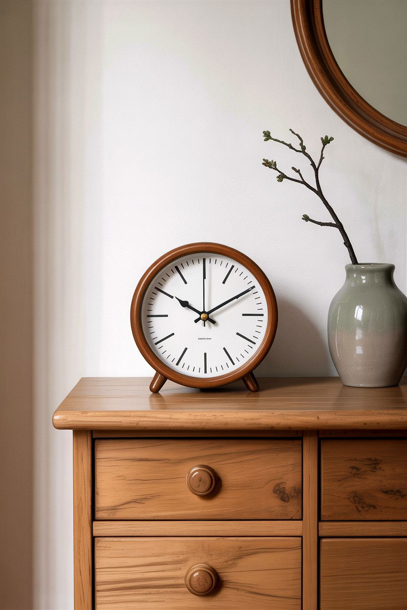 Minimalist Scandinavian Vintage Clock - 30 bedroom vintage clocks