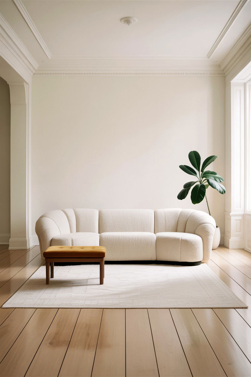 Minimalist White Tan Living Room - 30 tan and white living room ideas