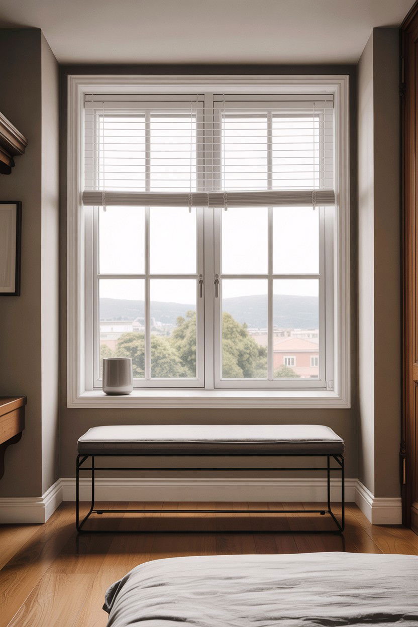 Minimalist Window Bench - 30 bedroom window benches