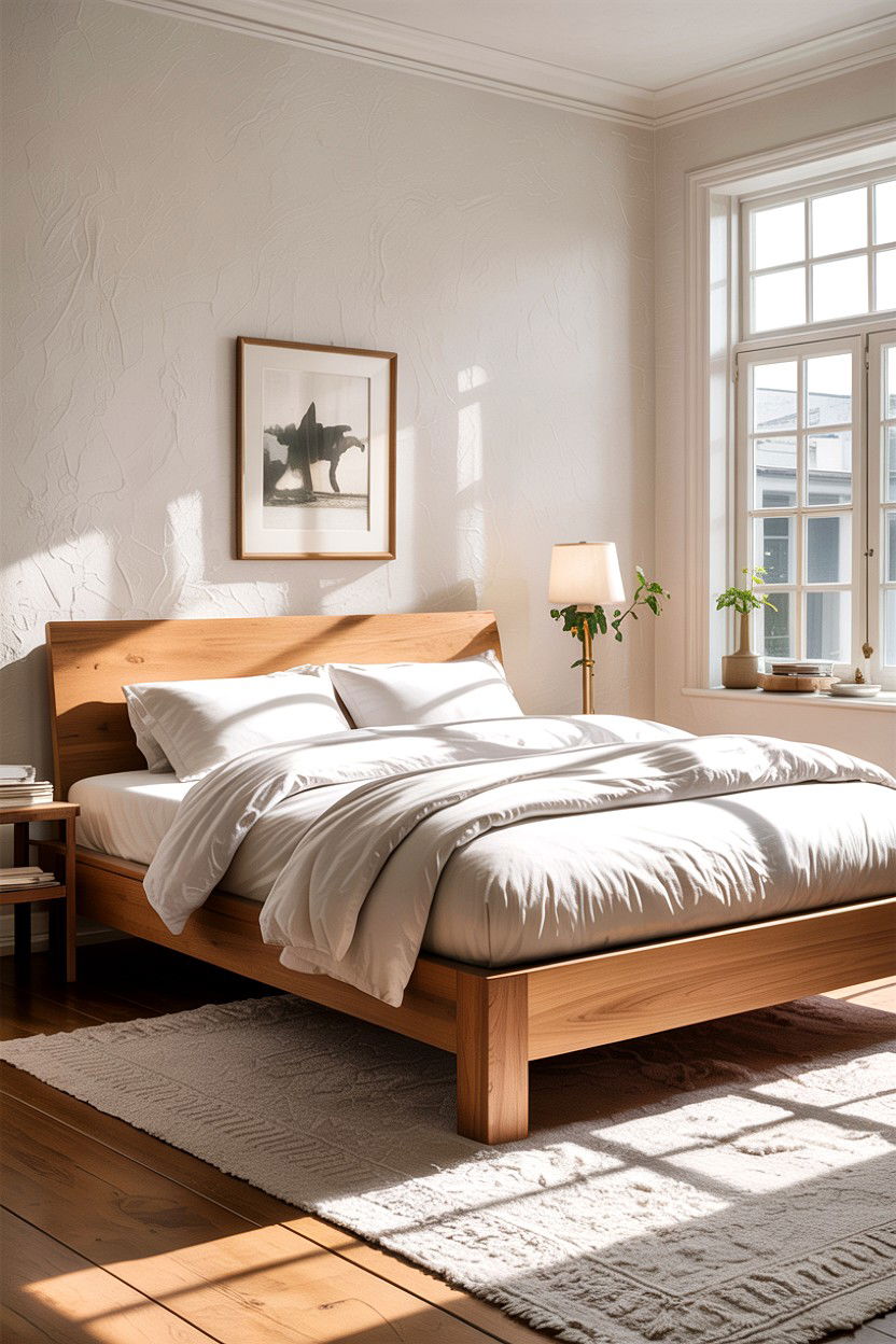 Minimalist Wood Bed Frame - 30 bedroom low profile beds