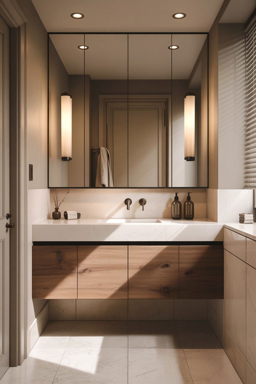 Minimalist bathroom decor - 30 apartment bathroom ideas