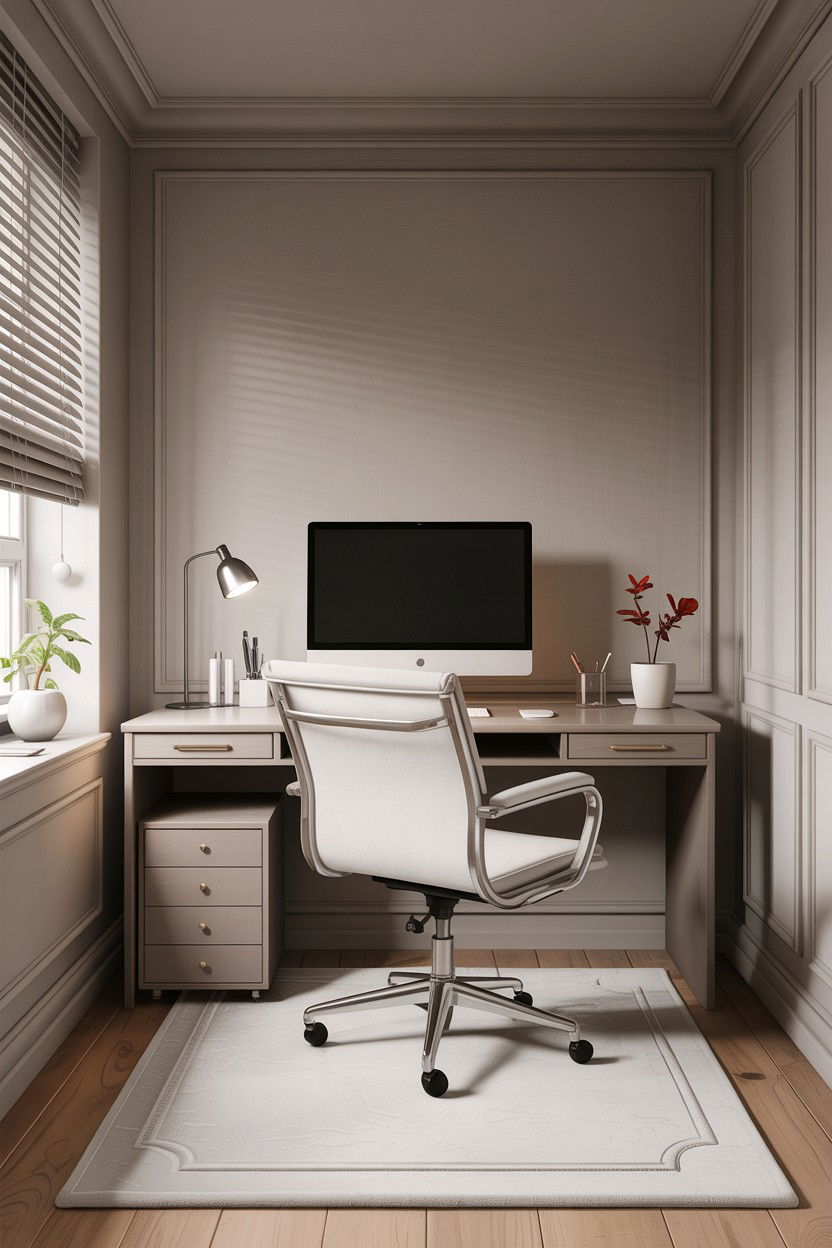 Minimalist bedroom office - 30 bedroom workspace ideas