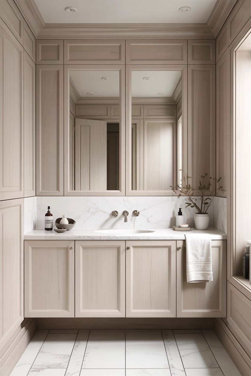 Minimalist board and batten bathroom - 30 bathroom board and batten ideas