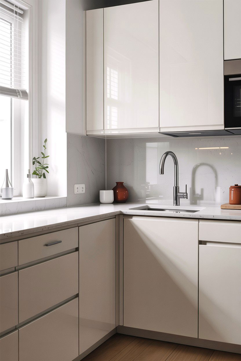 Minimalist chrome kitchen faucet - 30 chrome faucet ideas